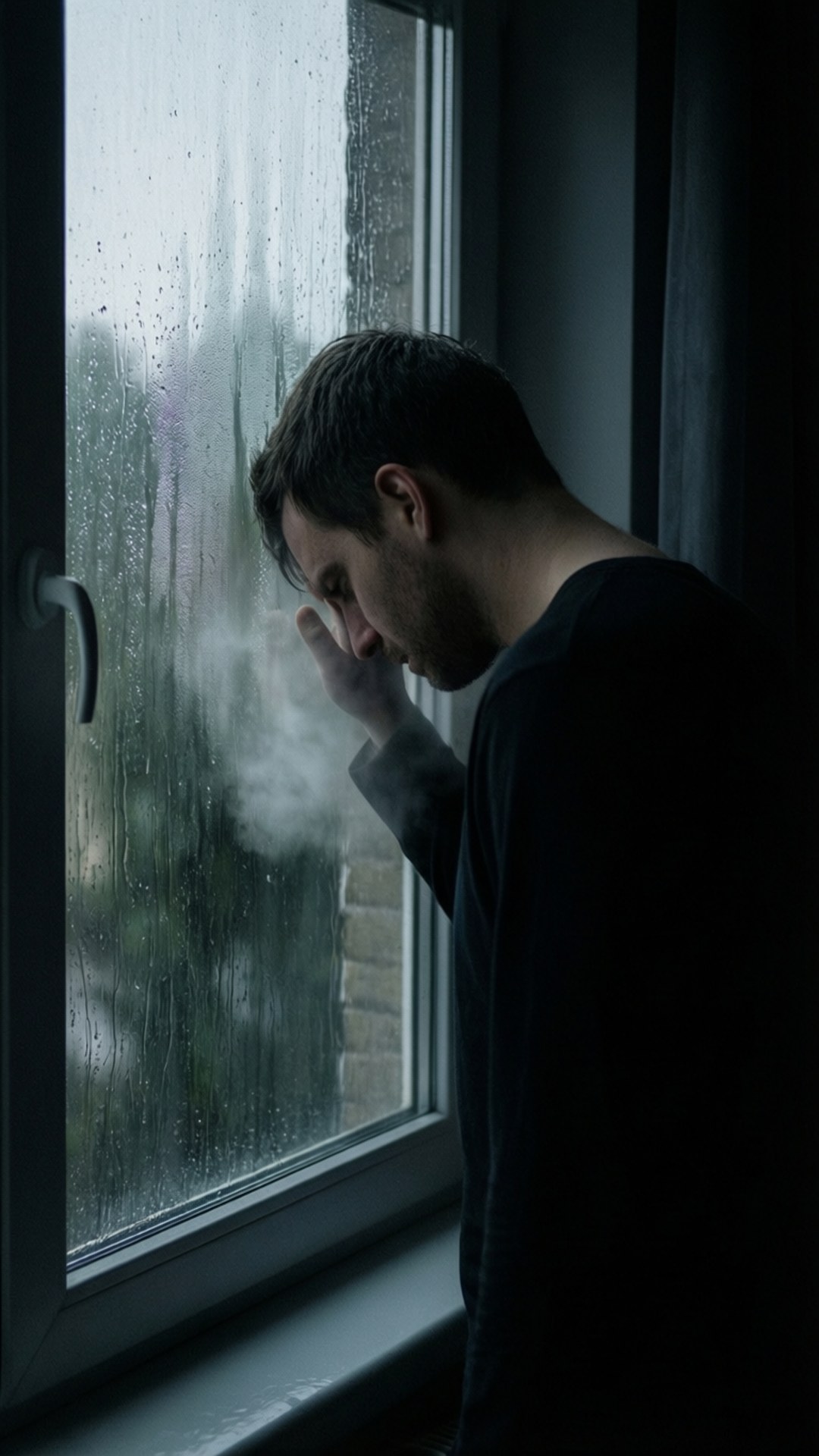 Rain on the Window by Wallpapers.art Studio