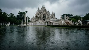 Rain Over White Temple