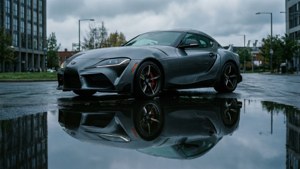 Rain Puddle Reflection