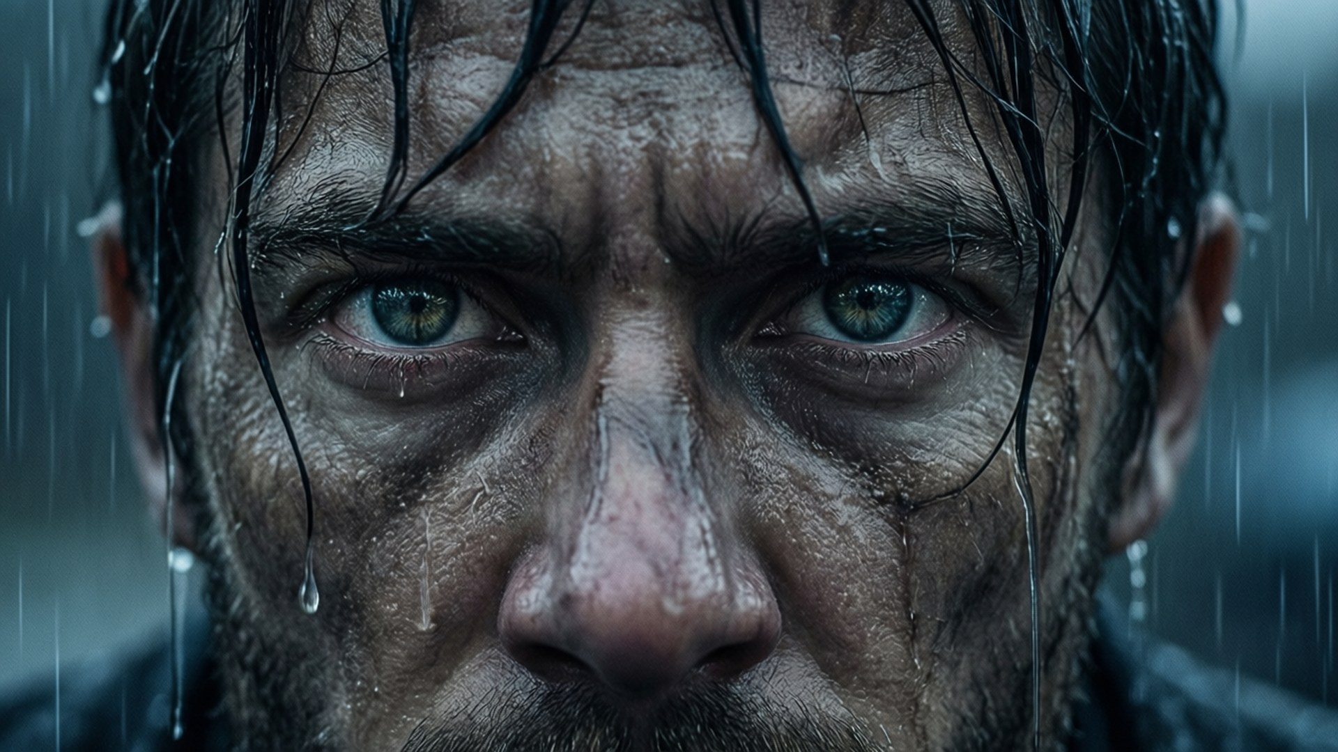 Rain-Soaked Determination by Wallpapers.art Studio