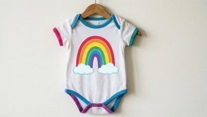 Rainbow Baby Onesie SVG
