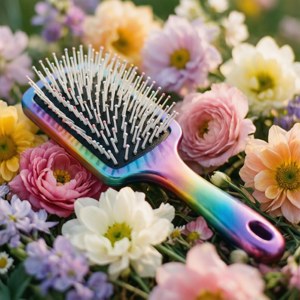 Rainbow Brush in Flowers