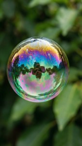 Rainbow Bubble Close-Up