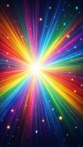Rainbow Burst Starburst