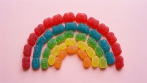 Rainbow Candy Flat Lay