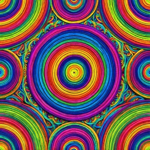 Rainbow Circle Jali