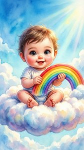Rainbow Cloud Baby