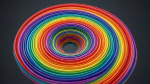 Rainbow Concentric Rings