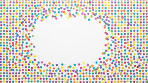 Rainbow Confetti Dots