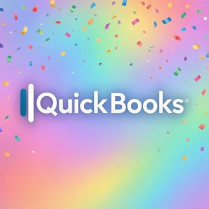 Rainbow Confetti QuickBooks
