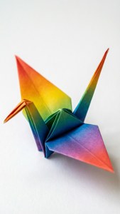 Rainbow Crane