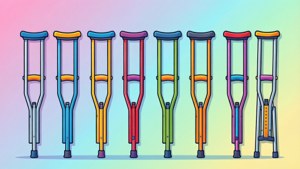 Rainbow Crutch Row