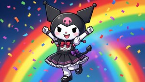 Rainbow Dancing Kuromi
