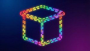 Rainbow Dashed Box