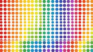 Rainbow Dot Grid