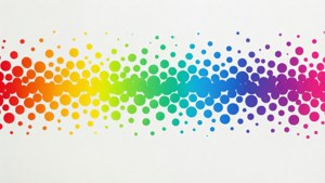 Rainbow Dotted Divider