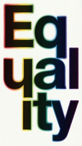 Rainbow Equality Text