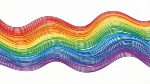 Rainbow Flow Waves