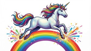 Rainbow Gallop Unicorn