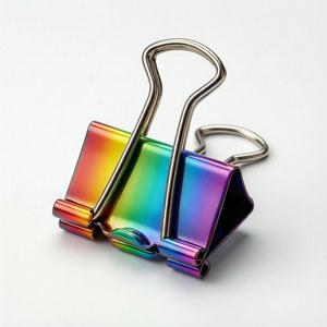 Rainbow Glossy Clip