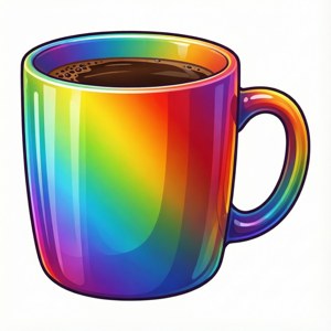 Rainbow Gradient Mug