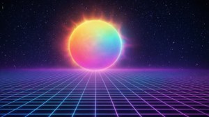 Rainbow Gradient Sun