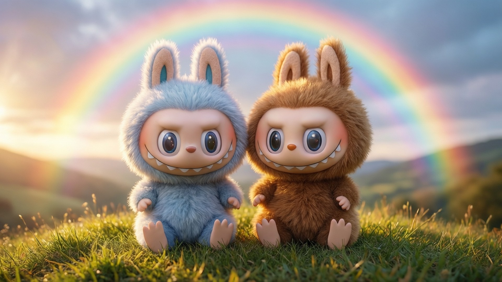 Rainbow Hill Friends by Wallpapers.art Studio