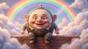 Rainbow Humpty Dumpty