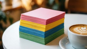 Rainbow Index Cards