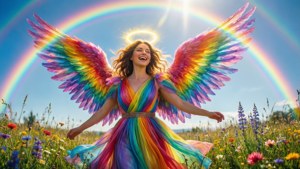 Rainbow Joy Angel