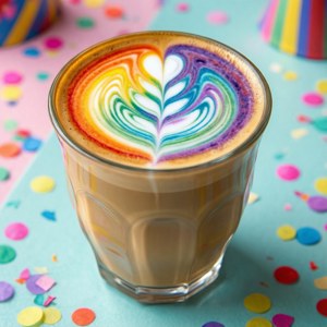 Rainbow Latte Celebration