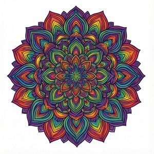 Rainbow Mandala