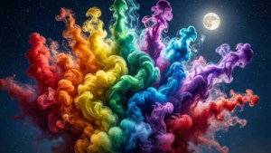 Rainbow Night Swirl