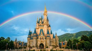Rainbow Over Castle