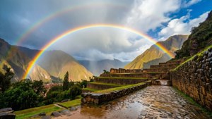 Rainbow Over the Ruins