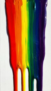 Rainbow Paint Drip