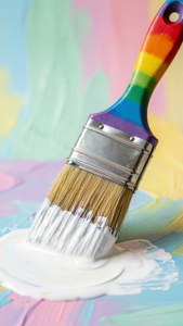 Rainbow Paintbrush Pastel