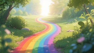 Rainbow Path to Light