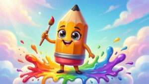 Rainbow Pencil Artist