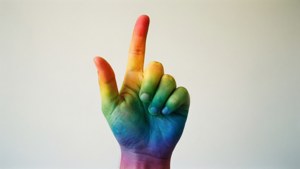 Rainbow Pointing Up