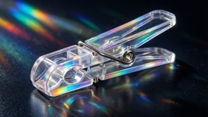 Rainbow Prism Clothespin