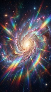 Rainbow Prismatic Galaxy