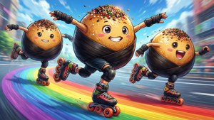 Rainbow Roller Dango
