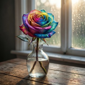 Rainbow Rose