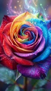 Rainbow Rose