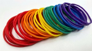 Rainbow Rubber Band Gradient