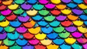 Rainbow Sequin Scales