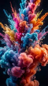 Rainbow Smoke Burst