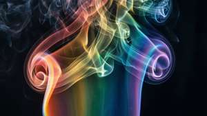 Rainbow Smoke Swirl