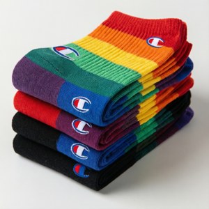 Rainbow Socks Display